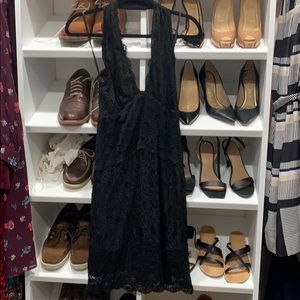 Nicole Miller Lace Halter Cocktail dress